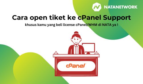 cara open tiket ke cPanel