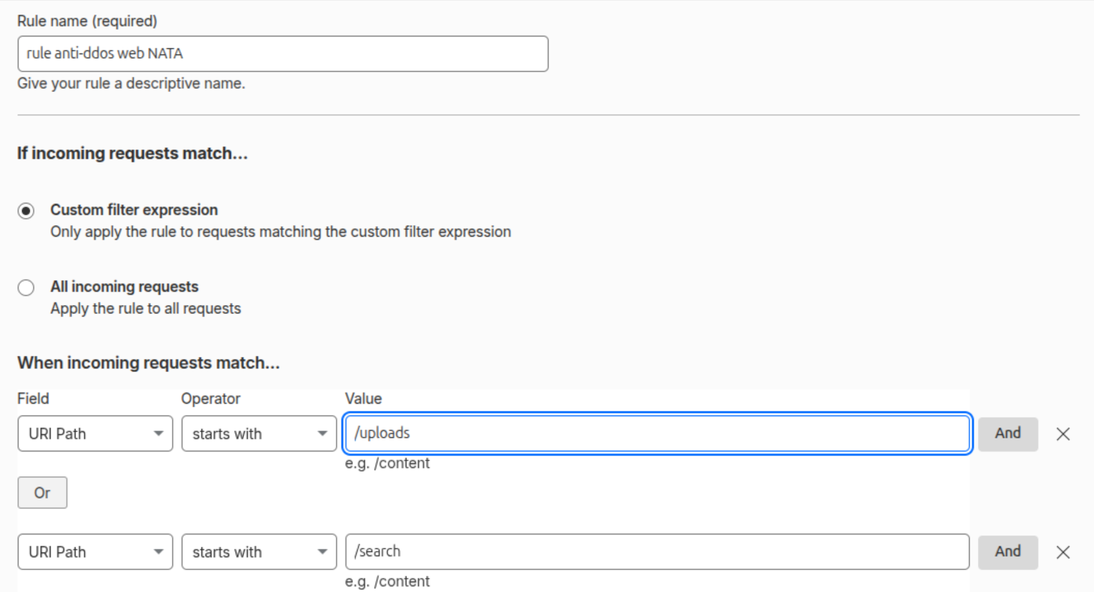 configuration rules cloudflare