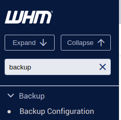 backup configuration