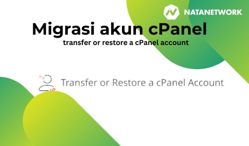transfer or restore a cPanel account
