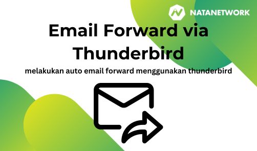 email forward via thunderbird