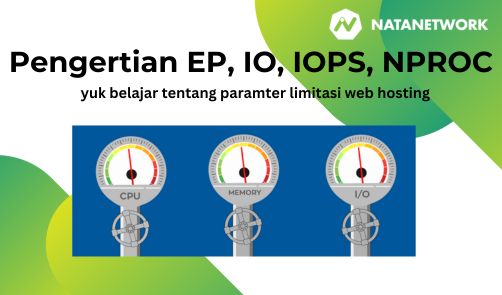 istilah web hosting EP IO IOPS NPROC