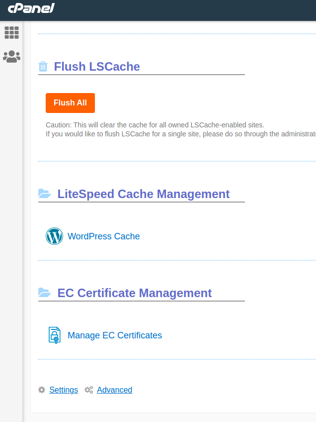 Manage EC Certificates
