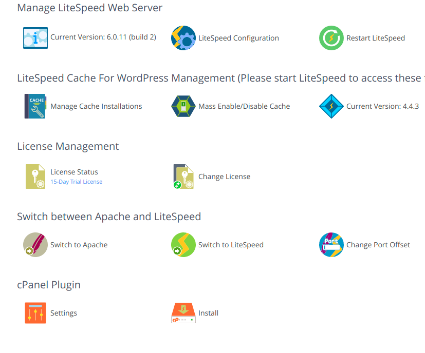 install litespeed 4