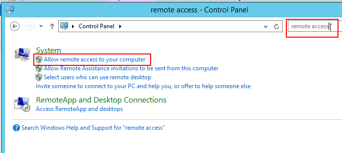 remote access RDP